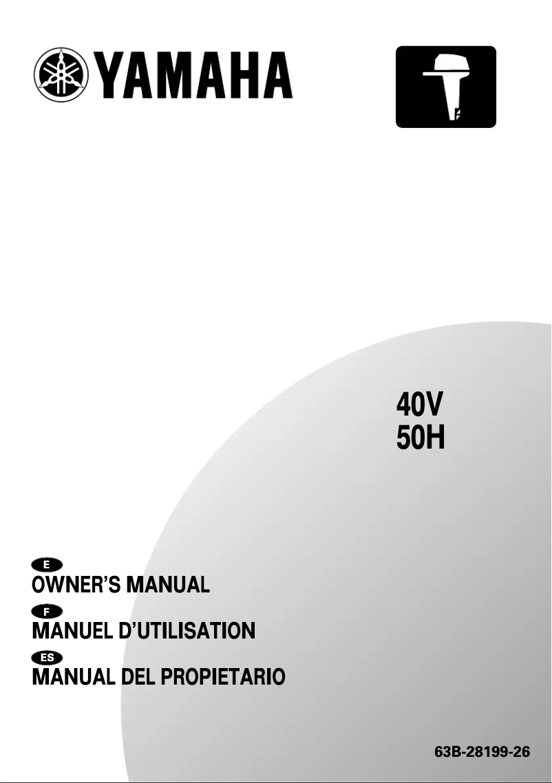 Image de la première page du manuel de l'appareil 40V (2000)