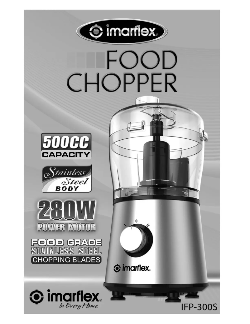 Page 1 de la notice Manuel utilisateur Imarflex IFP-300S