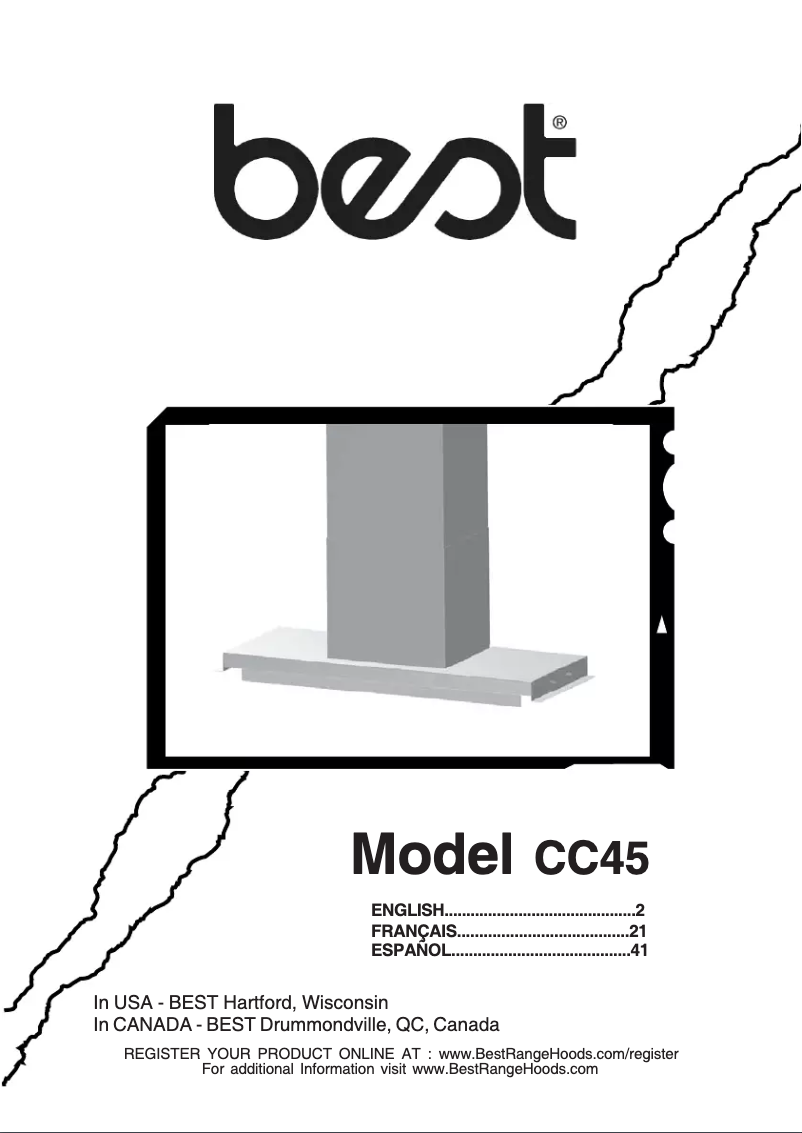 Image de la première page du manuel de l'appareil Riporre CC45I90SB