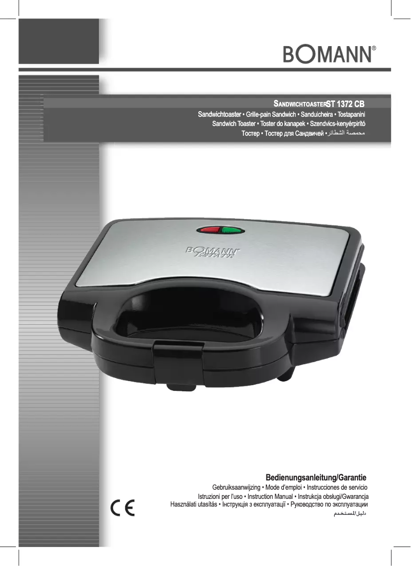 Page n°1 - Manuel utilisateur Bomann ST 1372 CB