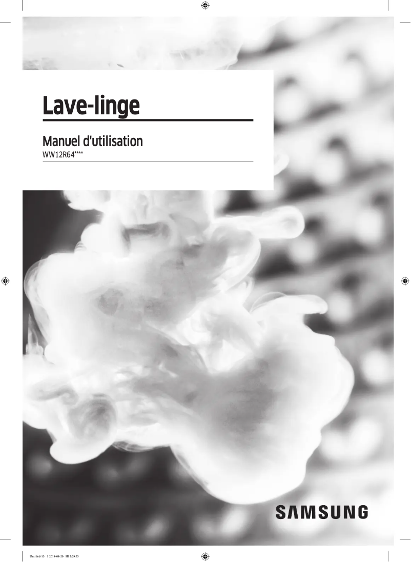 Page n°1 - Manuel utilisateur Samsung WW12R641U0M