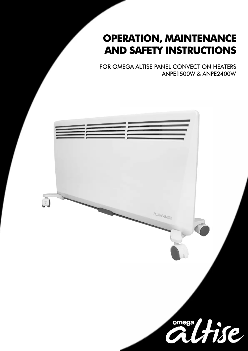 Image de la première page du manuel de l'appareil ANPE2400W