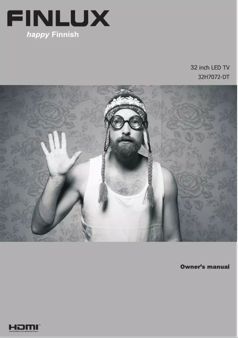 Page 1 de la notice Manuel utilisateur Finlux 32H7072-DT
