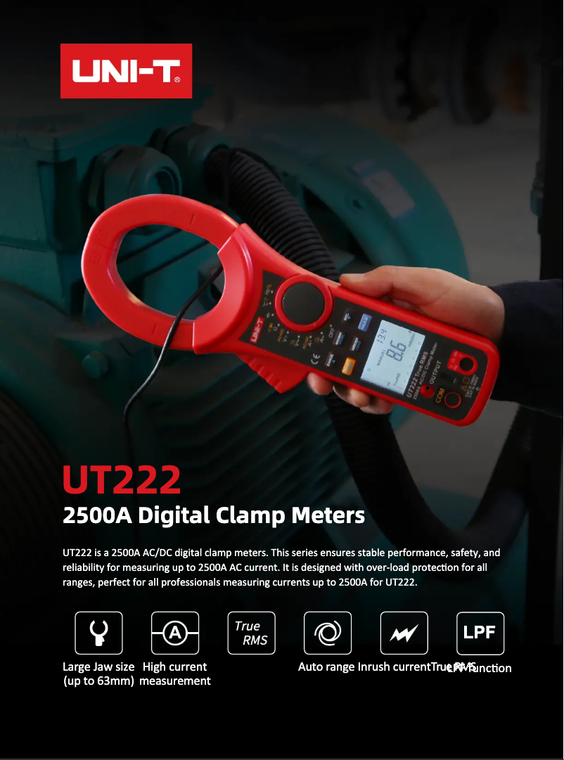 Image de la première page du manuel de l'appareil UT222