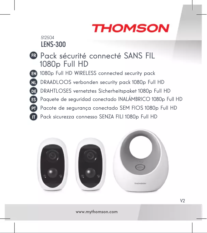 Page n°1 - Manuel utilisateur Thomson 512504