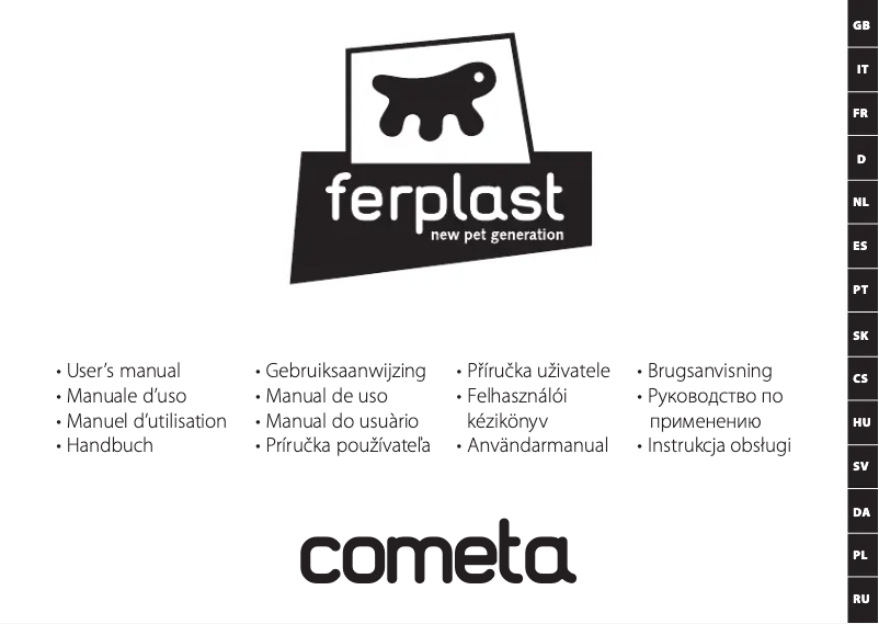 Page 1 de la notice Manuel utilisateur Ferplast Cometa