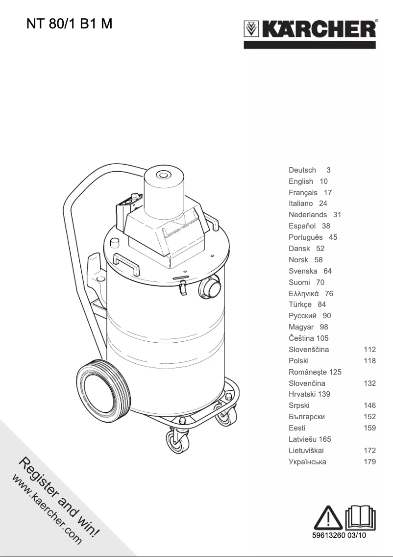 Image de la première page du manuel de l'appareil NT 80/1