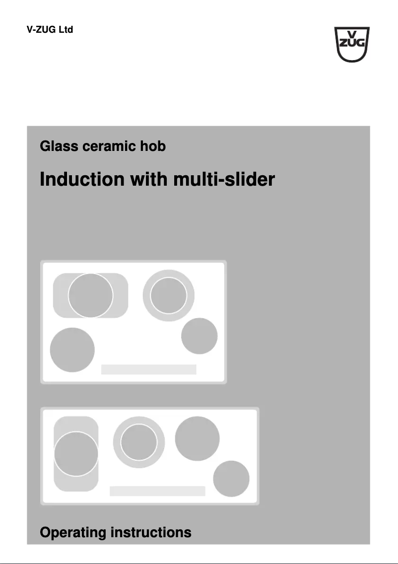 Página 1 del manual Manual de usuario V-Zug GK45TEASF