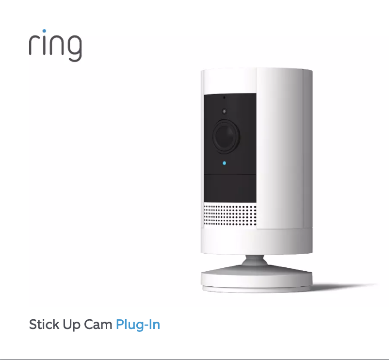 Image de la première page du manuel de l'appareil Stick Up Cam Plug-In