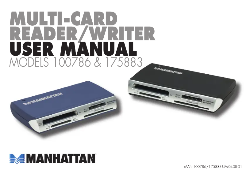 Image de la première page du manuel de l'appareil 100786