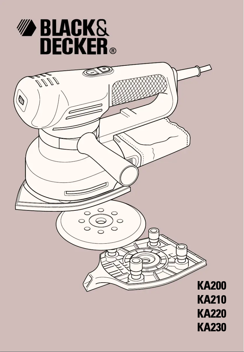 Página 1 del manual Manual de usuario Black & Decker KA230E