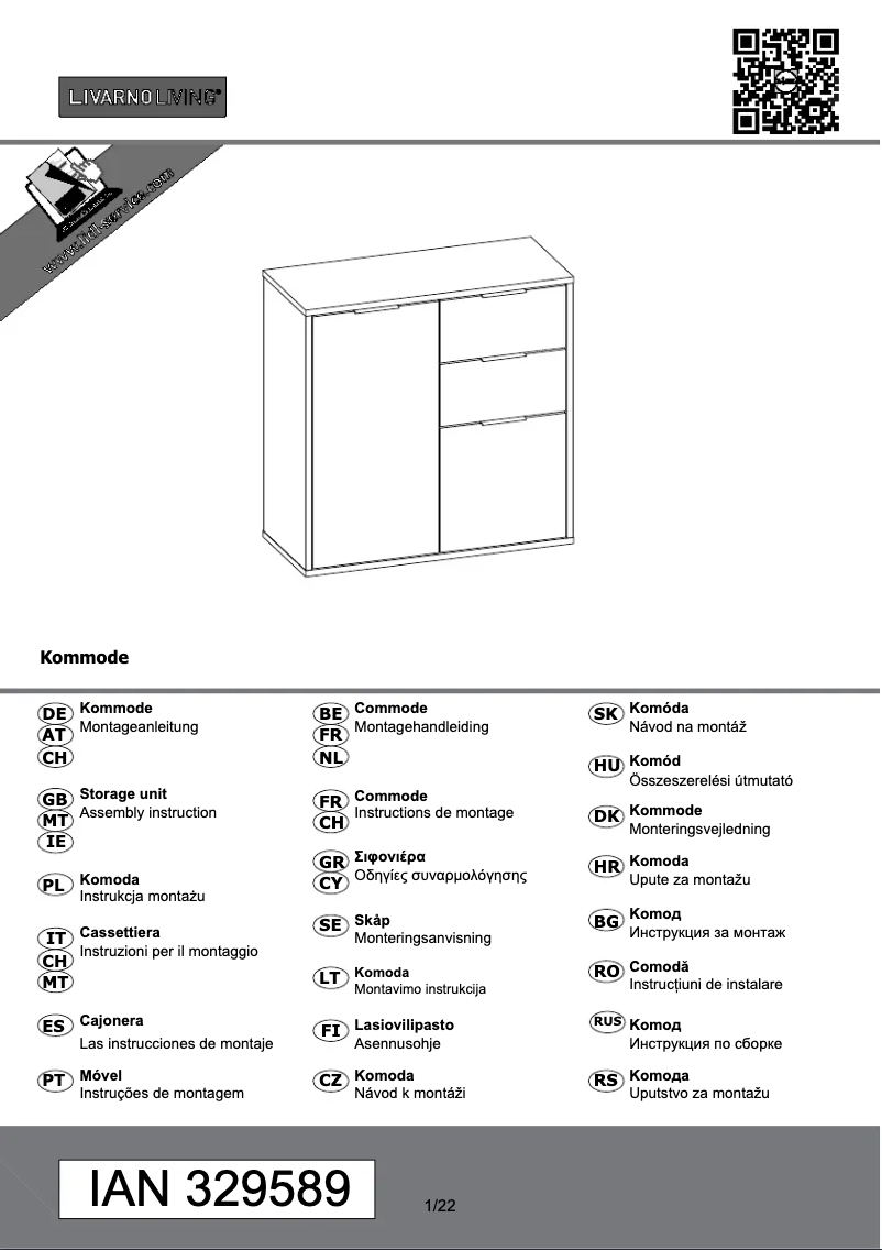 Page n°1 - Manuel utilisateur Livarno Lux IAN 329589