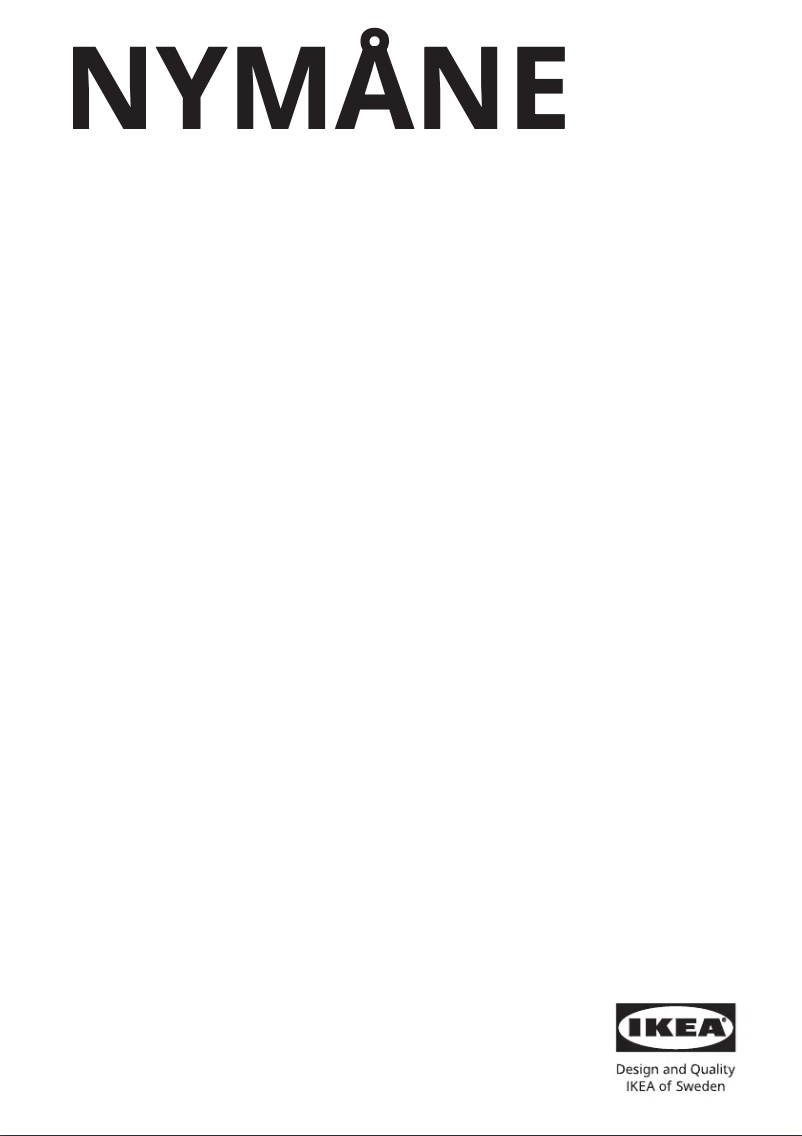 Image de la première page du manuel de l'appareil NYMÅNE 104.486.03