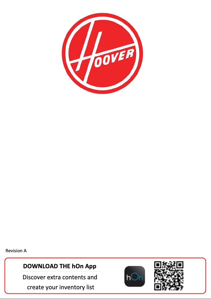 Page 1 de la notice Manuel utilisateur Hoover HOBT3518EW