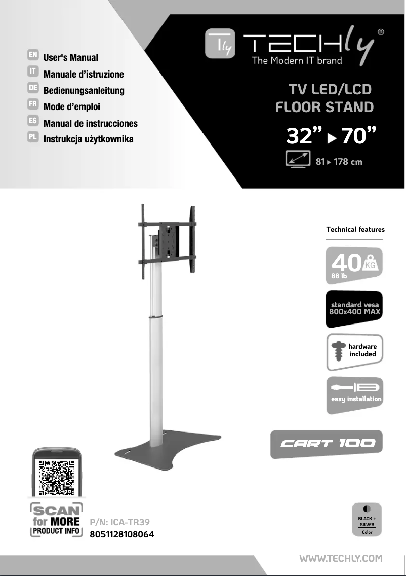 Image de la première page du manuel de l'appareil ICA-TR39