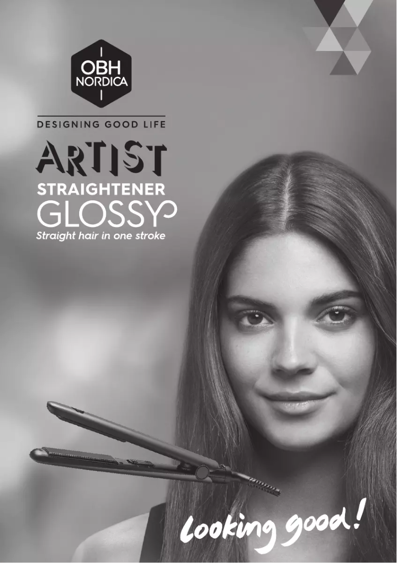 Page 1 of the manual User Manual OBH Nordica Artist Glossy 3040