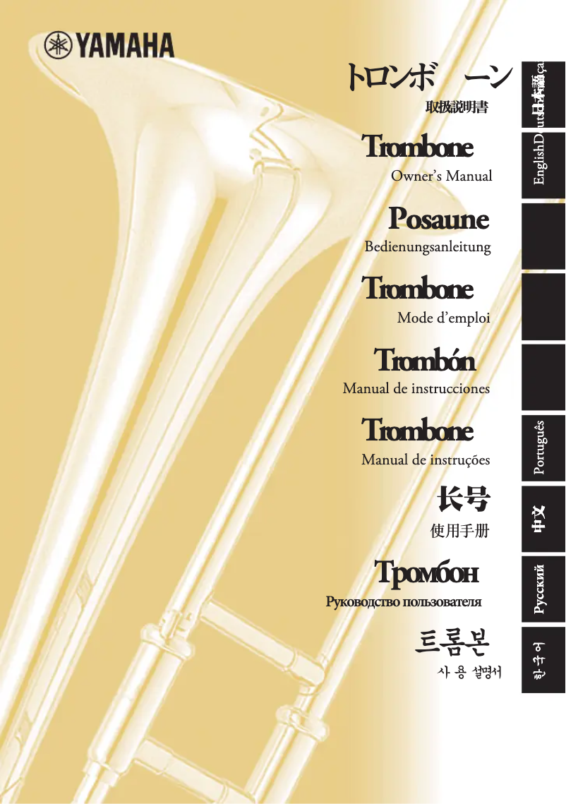Image de la première page du manuel de l'appareil YSL-350C