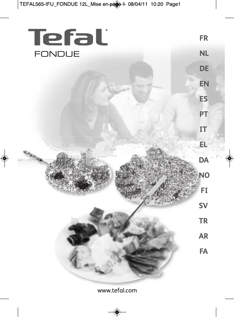 Image de la première page du manuel de l'appareil Colormania EF2500