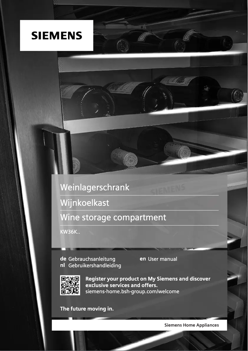 Image de la première page du manuel de l'appareil KW36KATGA