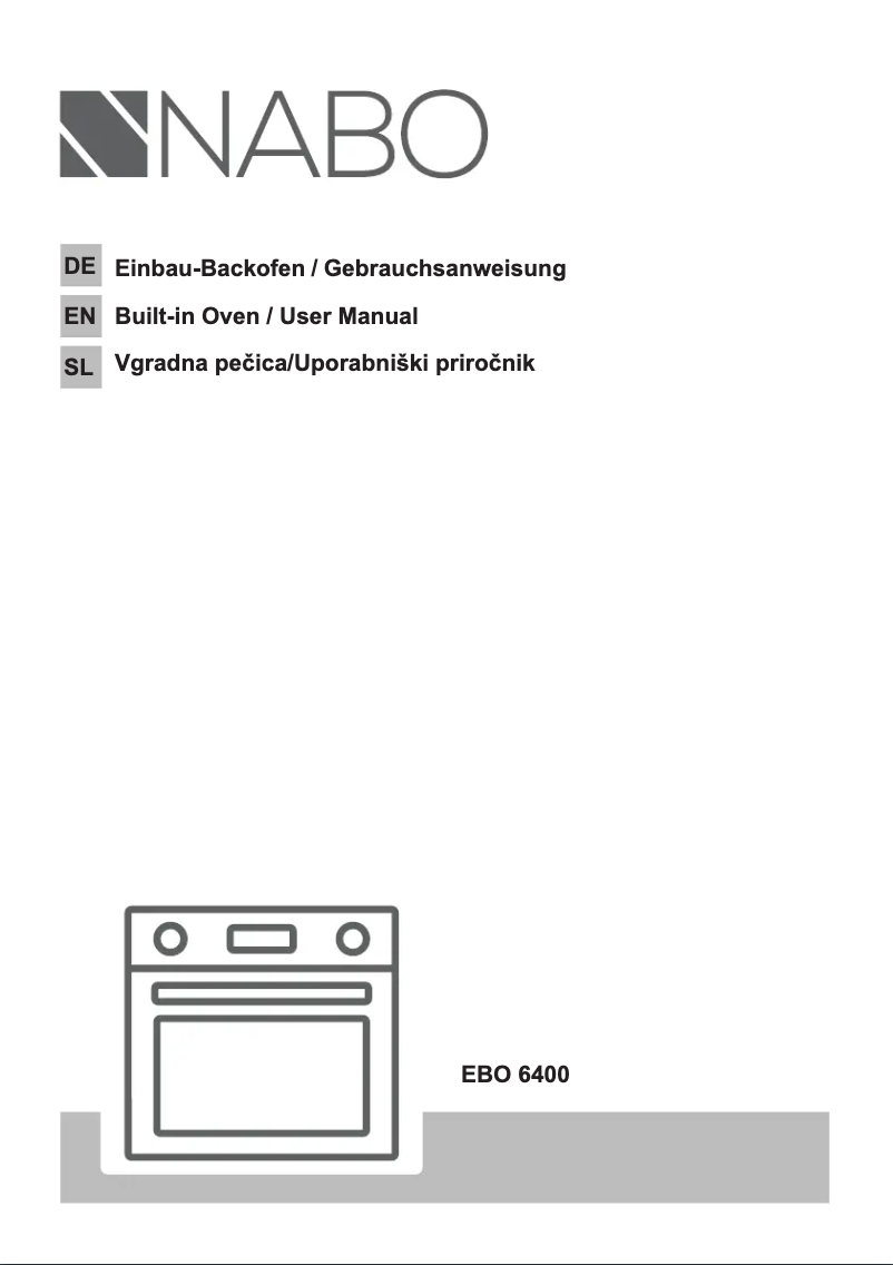 Page n°1 - Manuel utilisateur Nabo EBO 6400