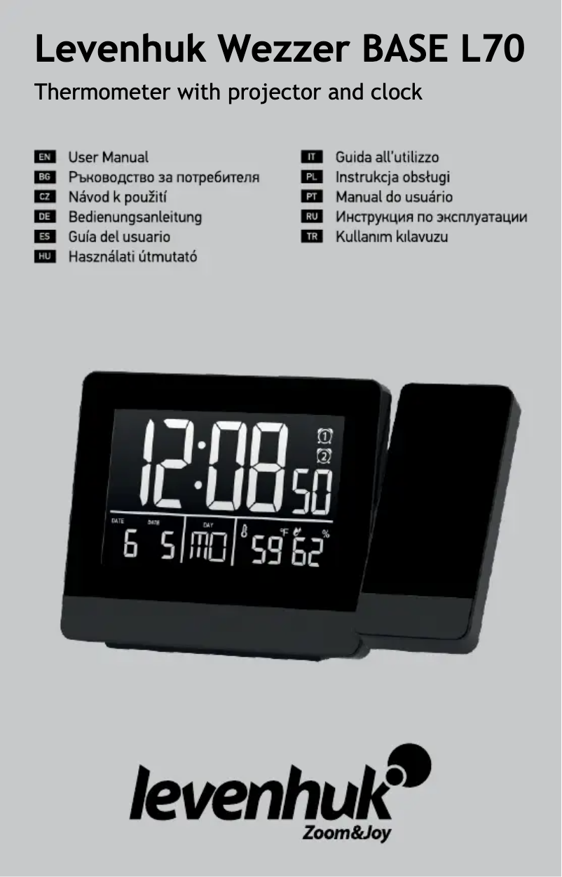Page 1 de la notice Manuel utilisateur Levenhuk Wezzer BASE L70