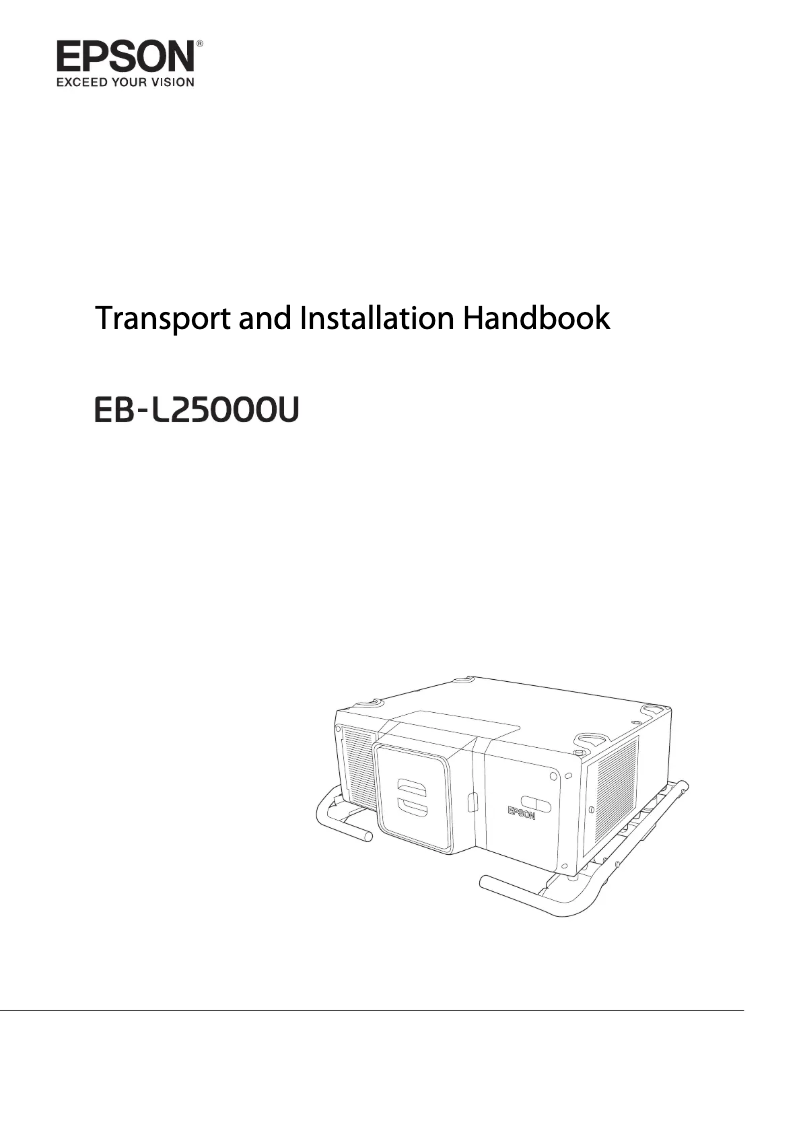 Page 1 de la notice Manuel utilisateur Epson EB-L25000U