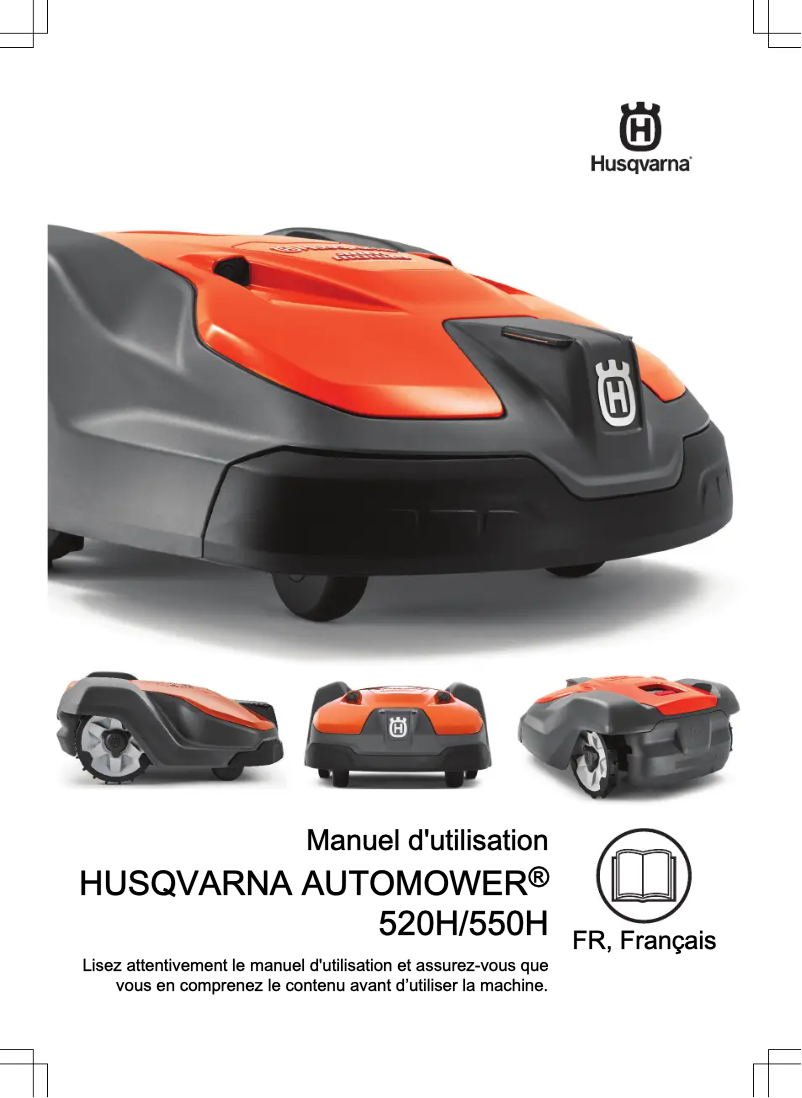 Page n°1 - Manuel utilisateur Husqvarna Automower 550H