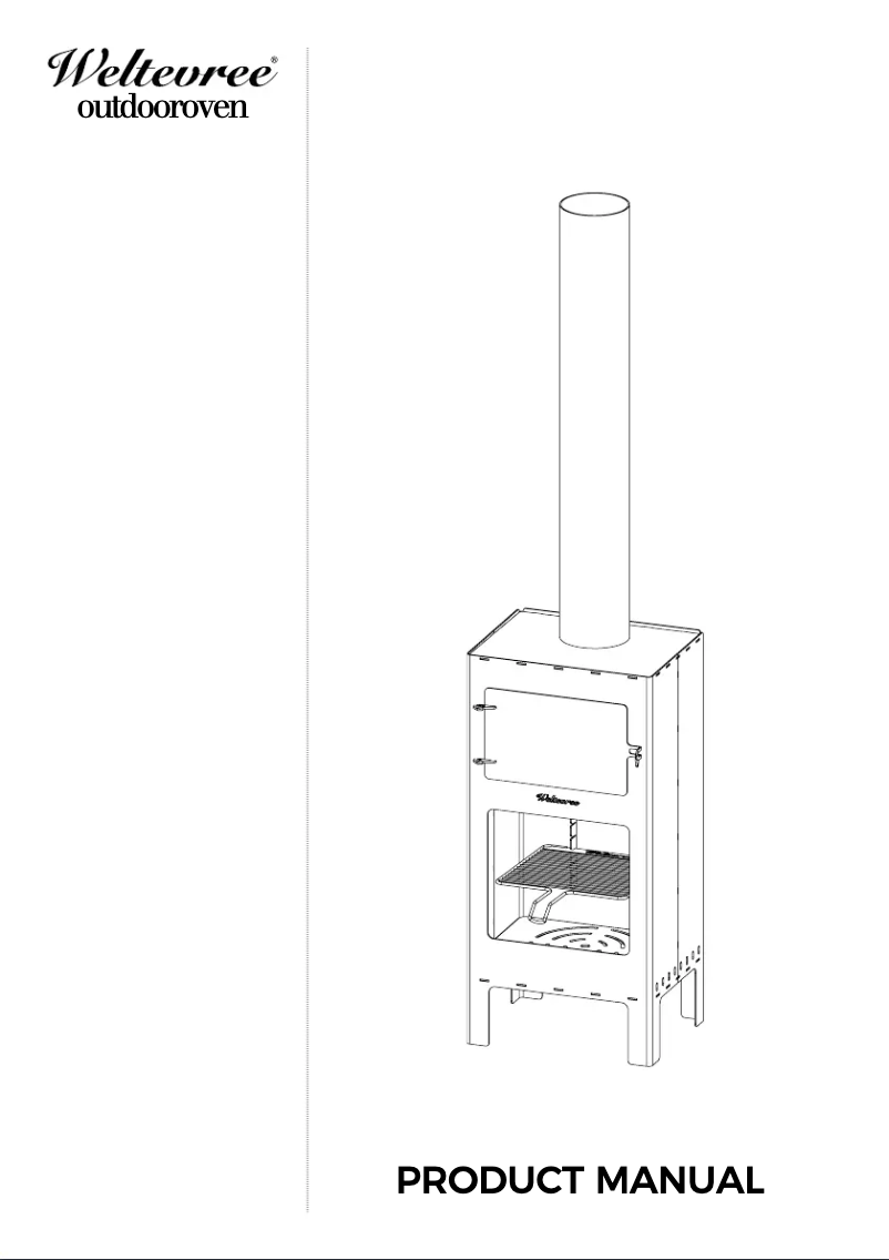 Page 1 de la notice Manuel utilisateur Weltevree Outdooroven