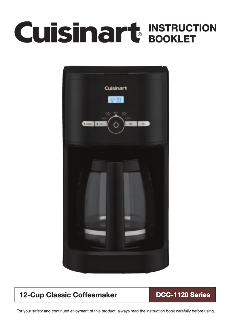 Imagen de la primera página del manual del dispositivo DCC-1120