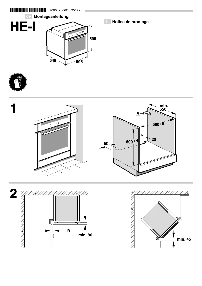Page 1 de la notice Manuel utilisateur Neff E15I74N3