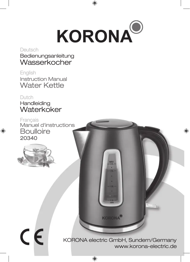 Página 1 del manual Manual de usuario Korona 20340