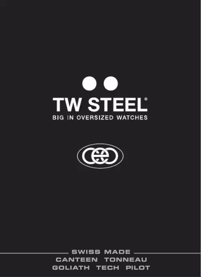 Page 1 of the manual User Manual TW Steel CE1006 CEO Canteen