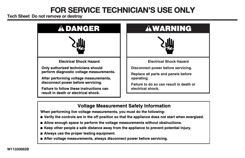Page n°1 - Fiche technique JennAir JJB6424HM