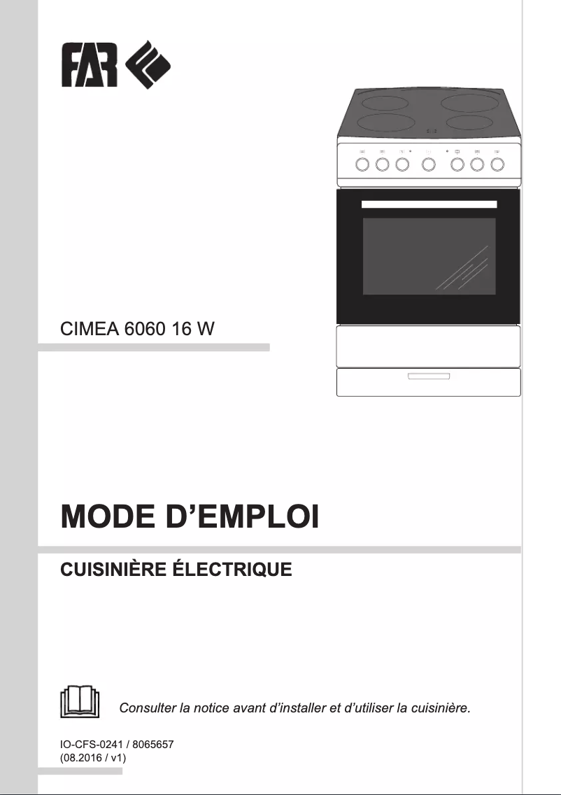Image de la première page du manuel de l'appareil CIMEA 6060 16 W