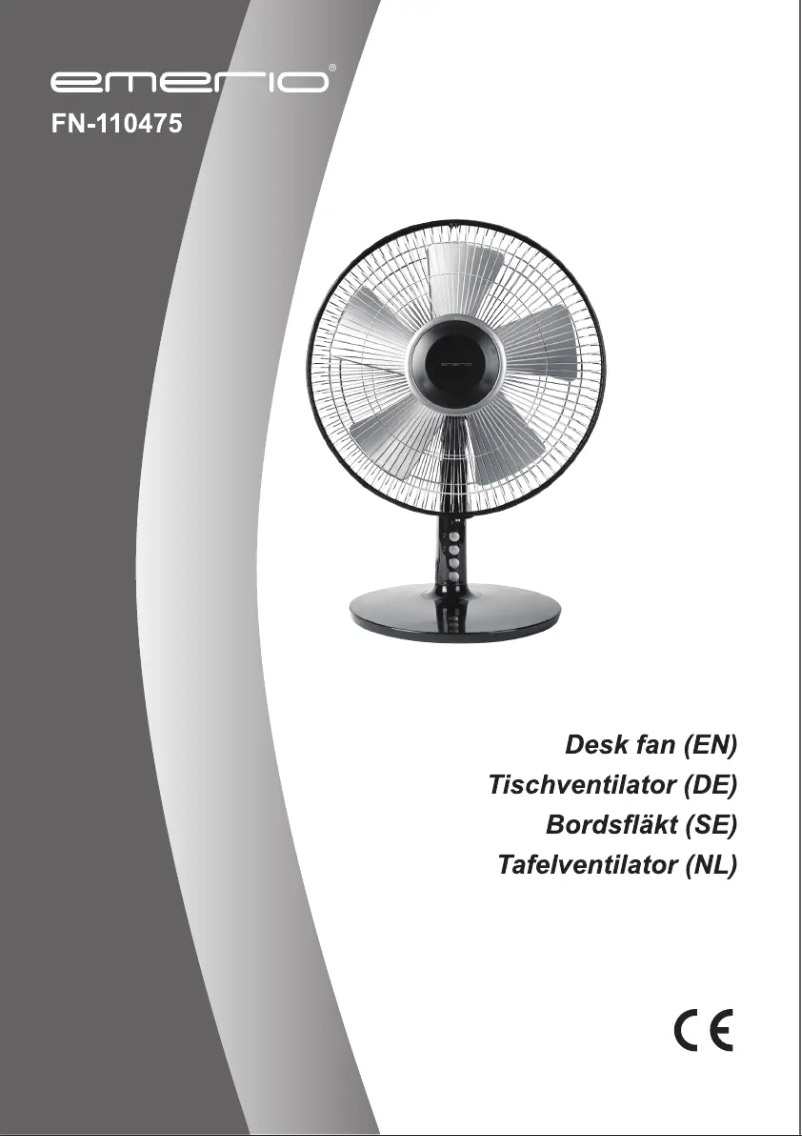 Imagen de la primera página del manual del dispositivo FN-110475