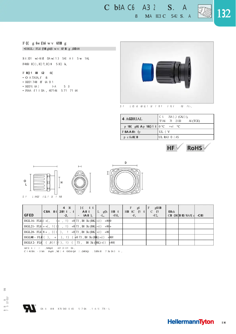 Imagen de la primera página del manual del dispositivo HGL21-SFL