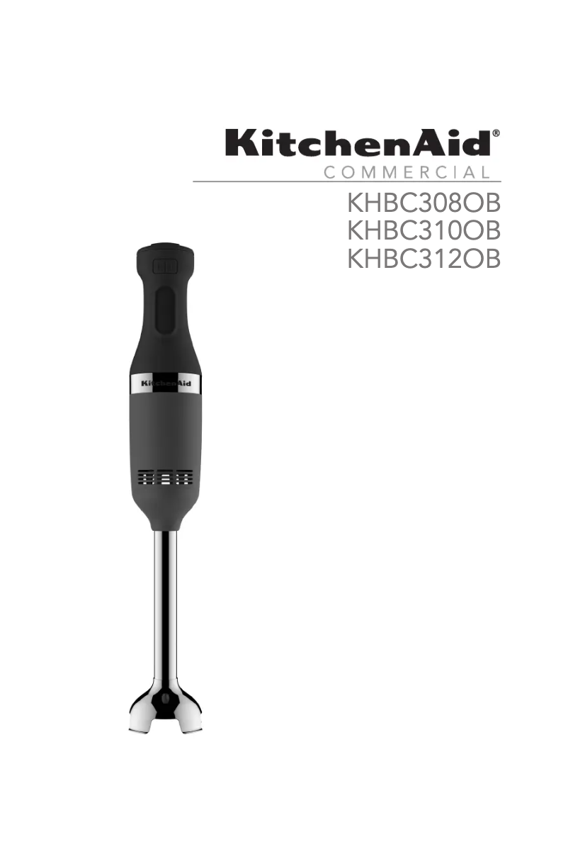 Page n°1 - Manuel utilisateur KitchenAid KHBC312OB