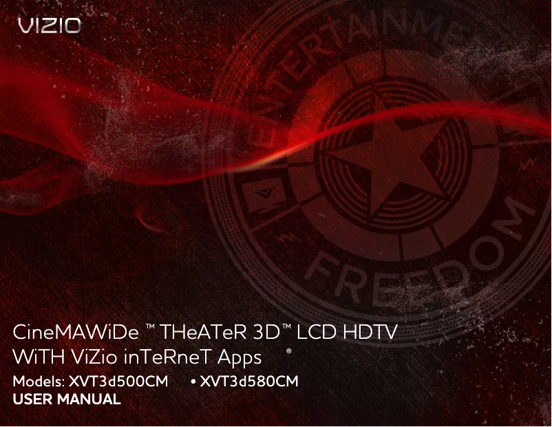 Image de la première page du manuel de l'appareil XVT3D580CM