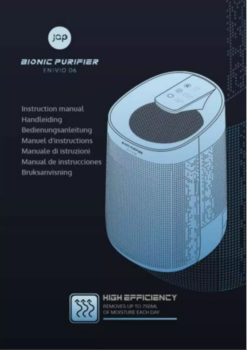 Image de la première page du manuel de l'appareil Enivio D6