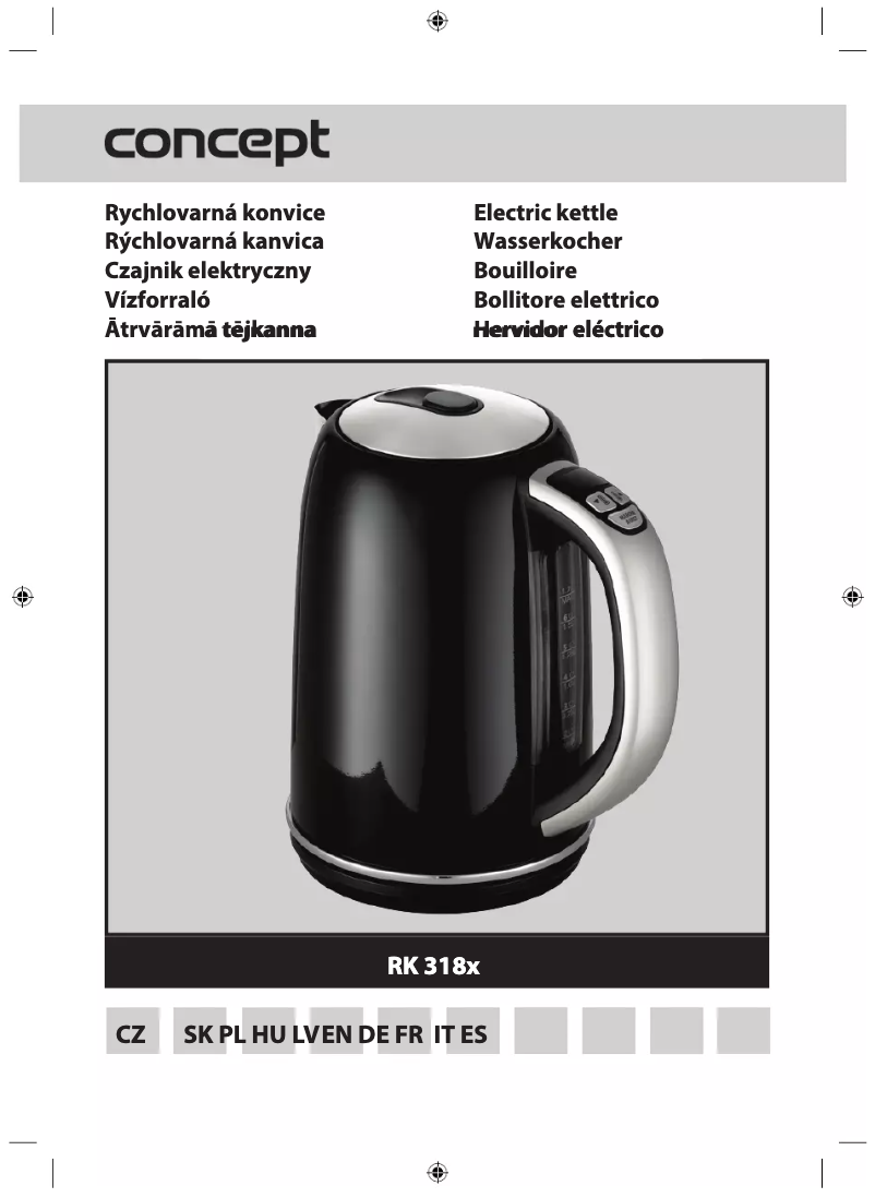 Page 1 de la notice Manuel utilisateur Concept RK3180