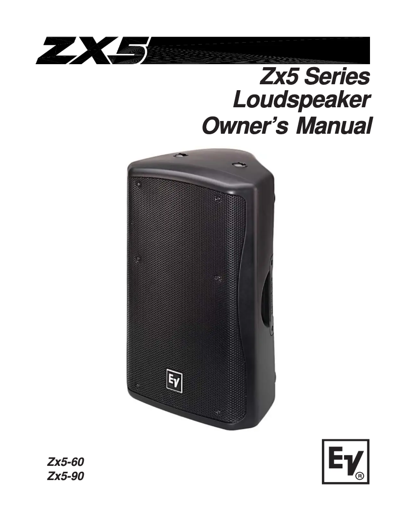 Page 1 de la notice Manuel utilisateur Bosch ZX5-90PI