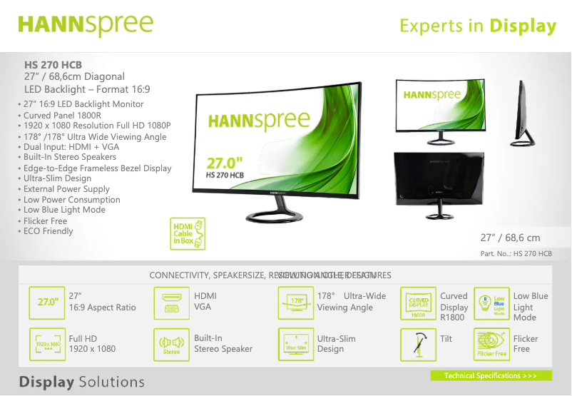 Image de la première page du manuel de l'appareil HS 270 HCB