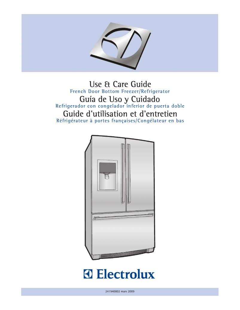Page n°1 - Manuel utilisateur Electrolux EI23BC55IW