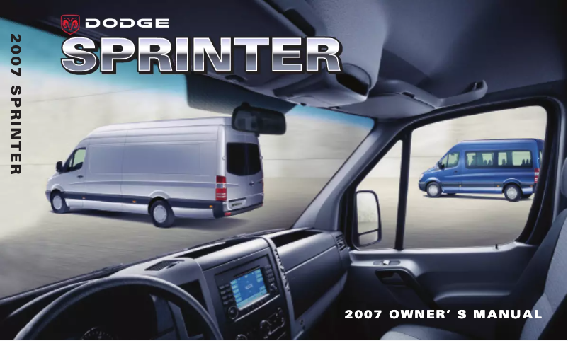 Página 1 del manual Manual de usuario Dodge Sprinter Cargo Van (2007)