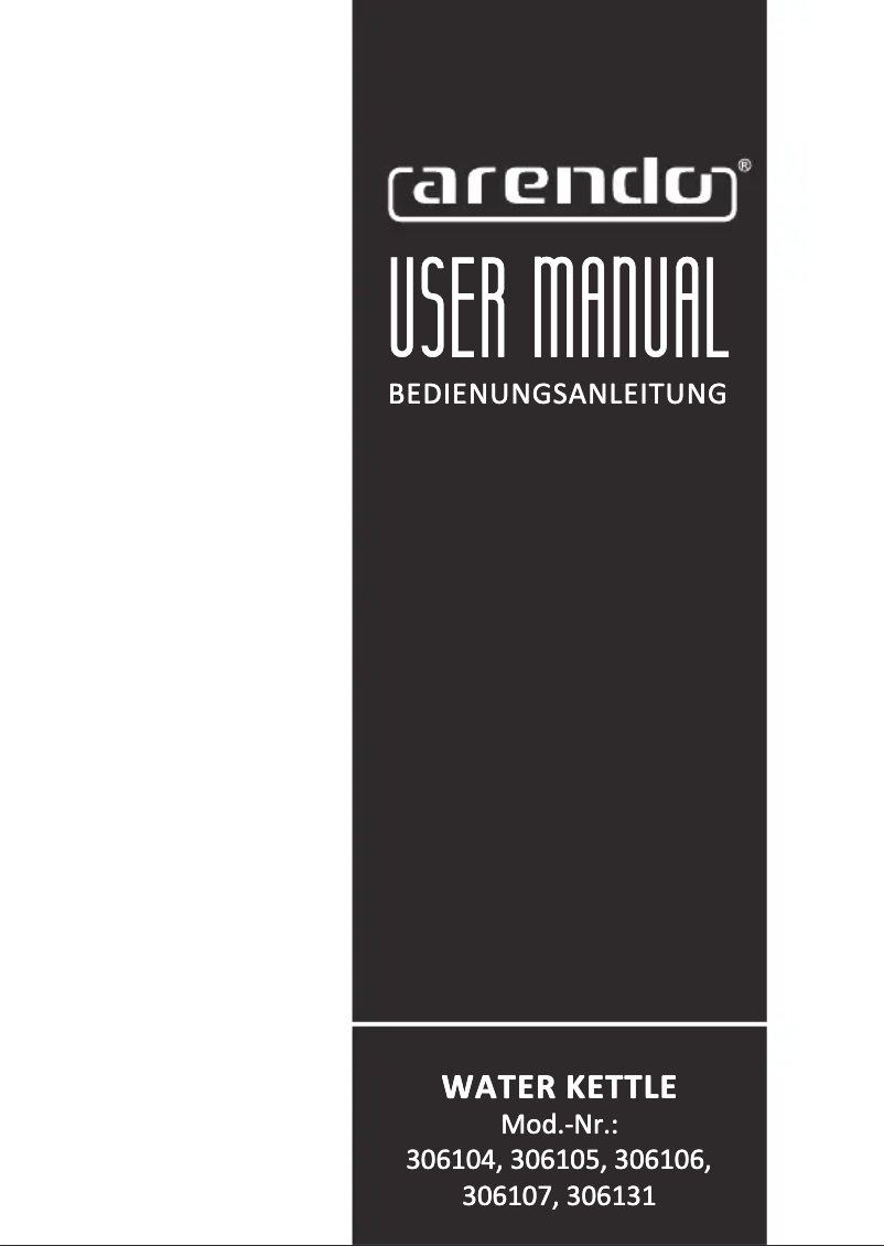 Page n°1 - Manuel utilisateur Arendo Vintage 306106