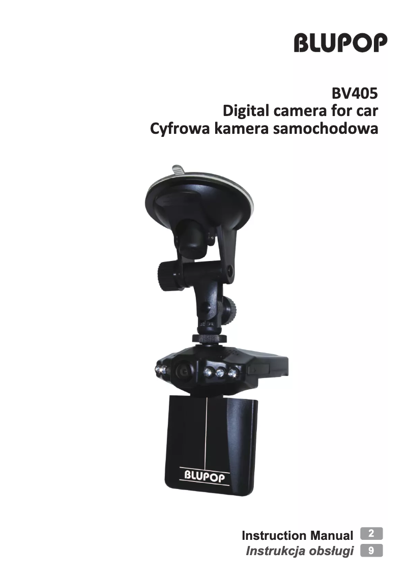 Page 1 de la notice Manuel utilisateur Blupop BV405