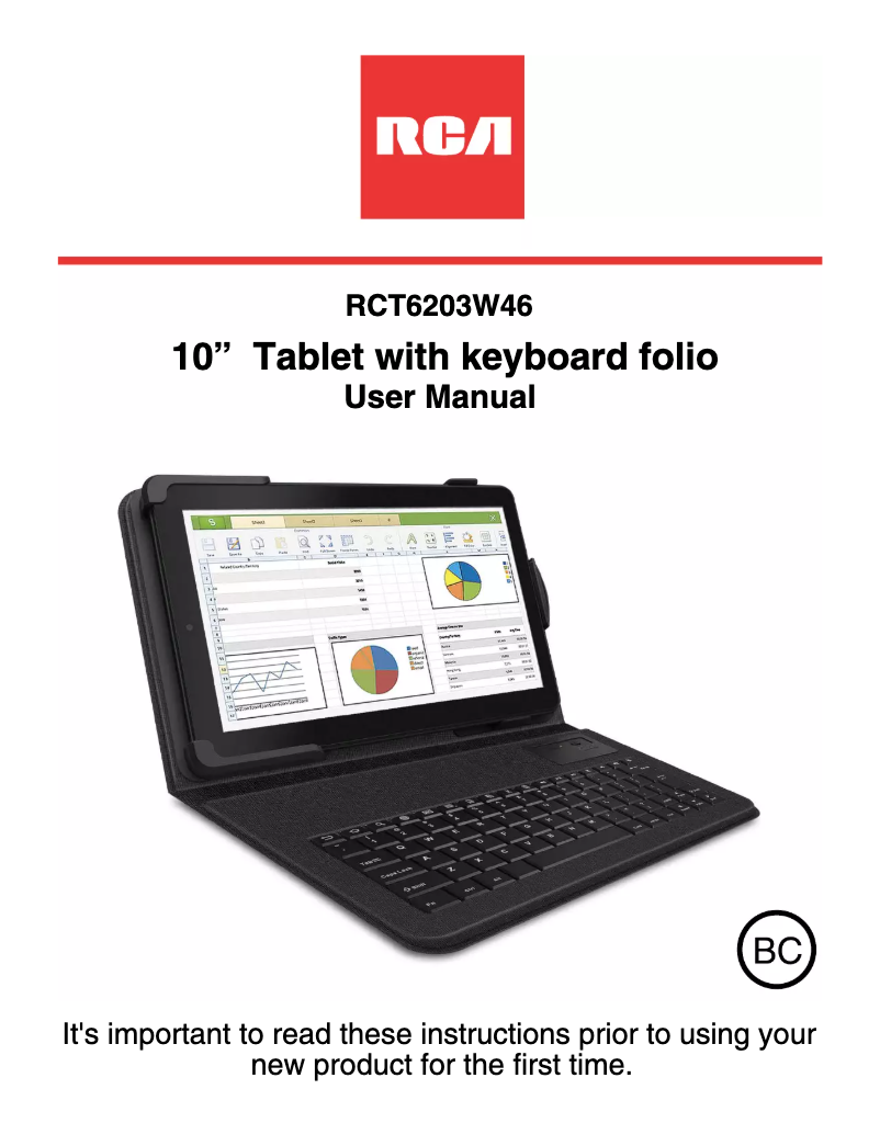 Page n°1 - Manuel utilisateur RCA Pro10