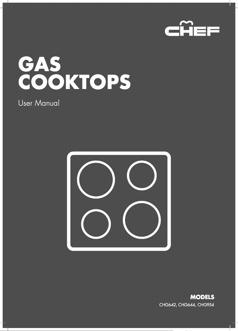 Image de la première page du manuel de l'appareil CHG954SC