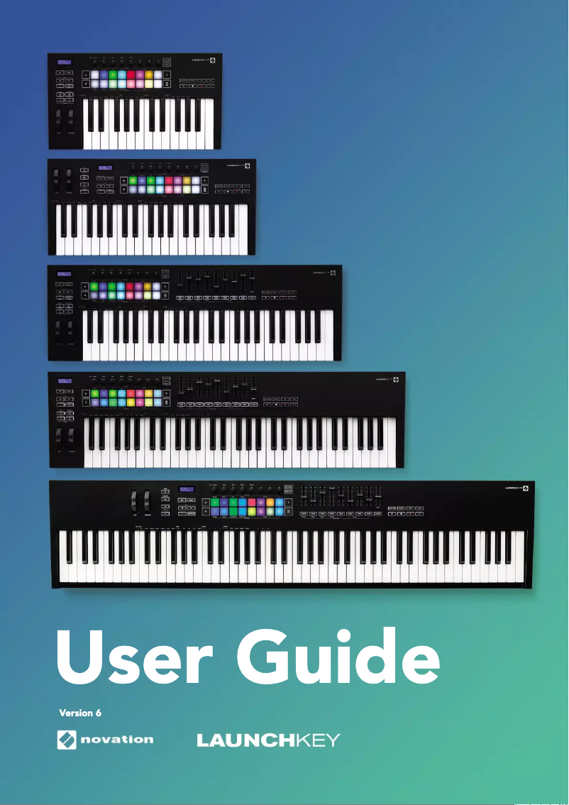 Page n°1 - Manuel utilisateur Novation Launchkey 25