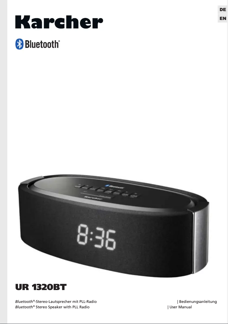 Image de la première page du manuel de l'appareil UR 1320BT
